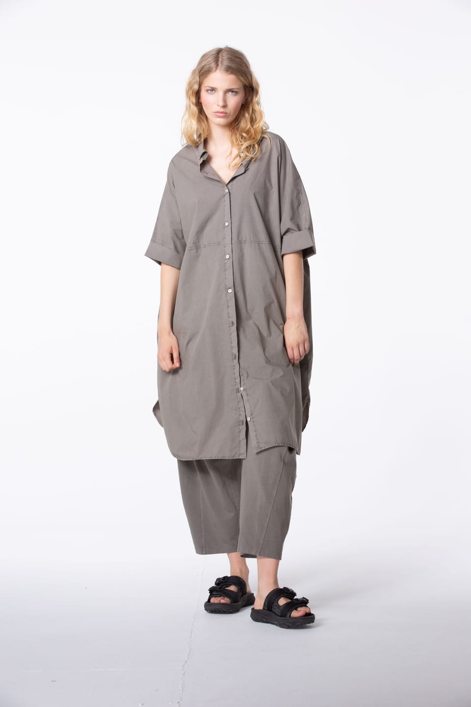 Kleid 422 - Baumwoll-Popeline - 932COBBLES - 60240110025