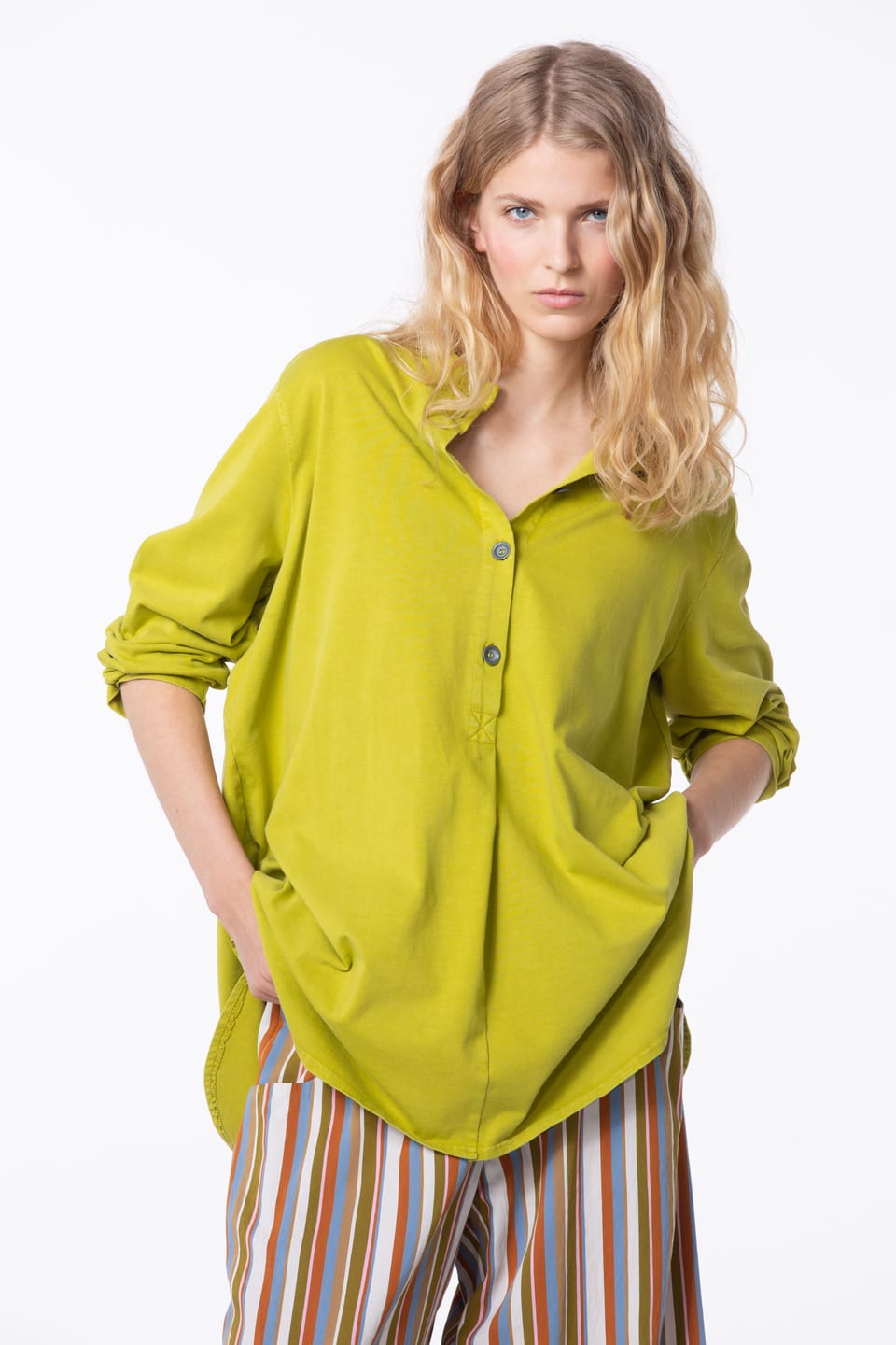 Shirt 405 - Pure Cotton Jersey - 742SPROUT - 60240110026