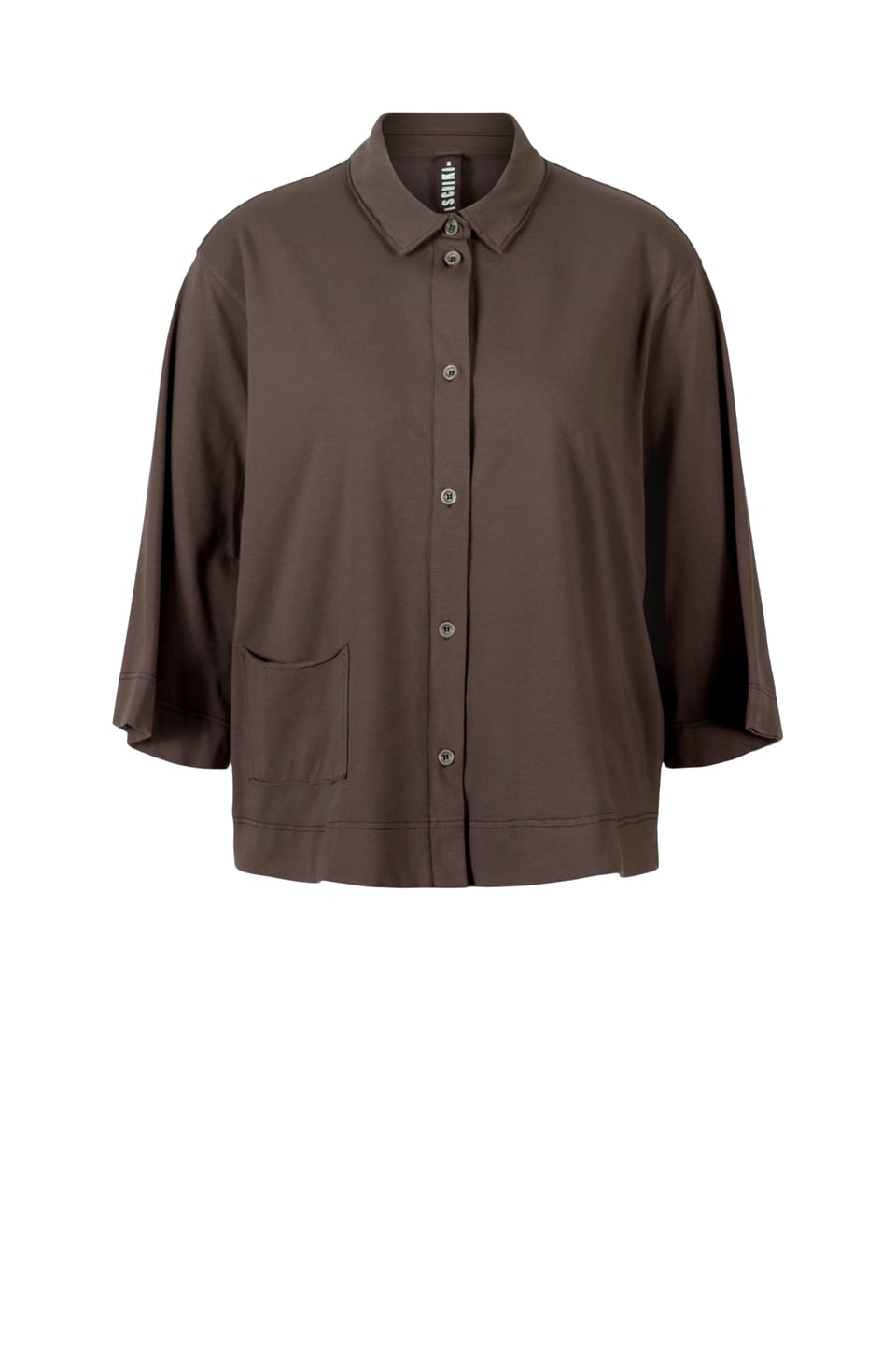 Shirt 406 - Cotton Stretch Jersey - 980RAVEN - 60240110027