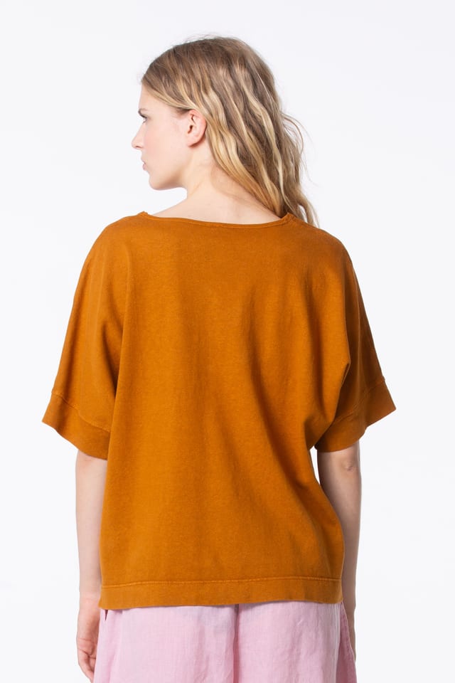 Shirt 407 - Hemp and Organic Cotton Jersey - 252CINNAMON - 60240110028