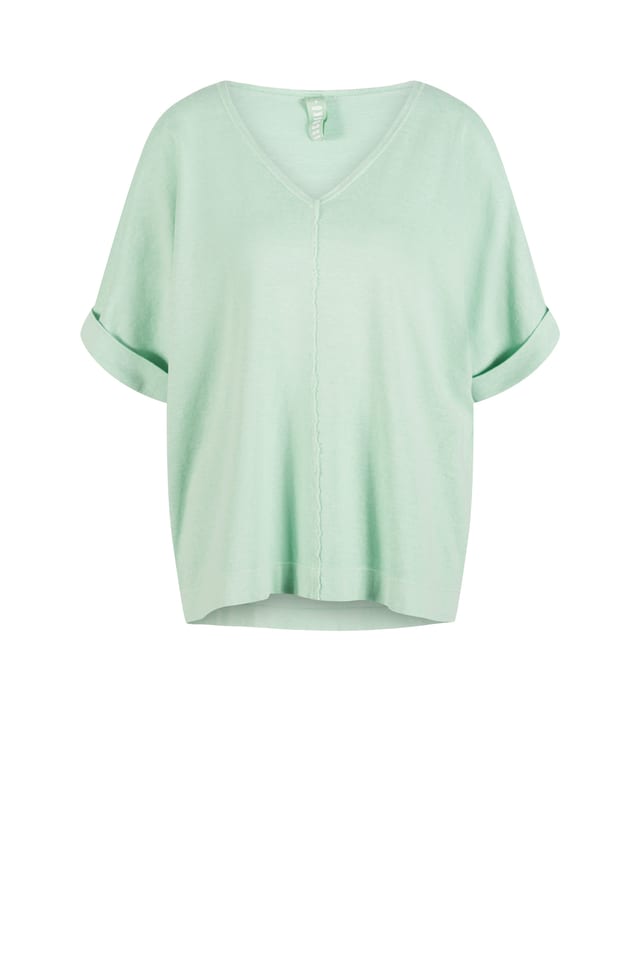 Shirt 407 - Hemp and Organic Cotton Jersey - 522AQUA - 60240110028