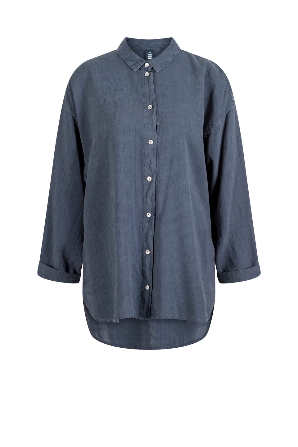 Blouse 406 - Lyocell-Linen Blend with Pinstripe - 452JEANS - 60240110030