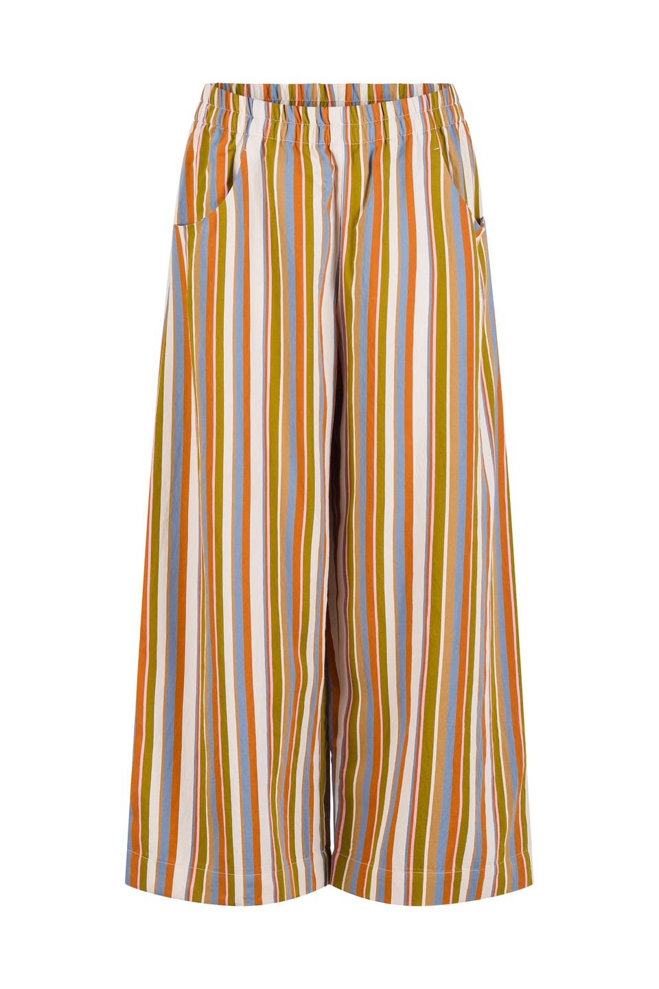 Hose 408 - Viskose Mischung mit Streifen - 450JEANS - 60240110031