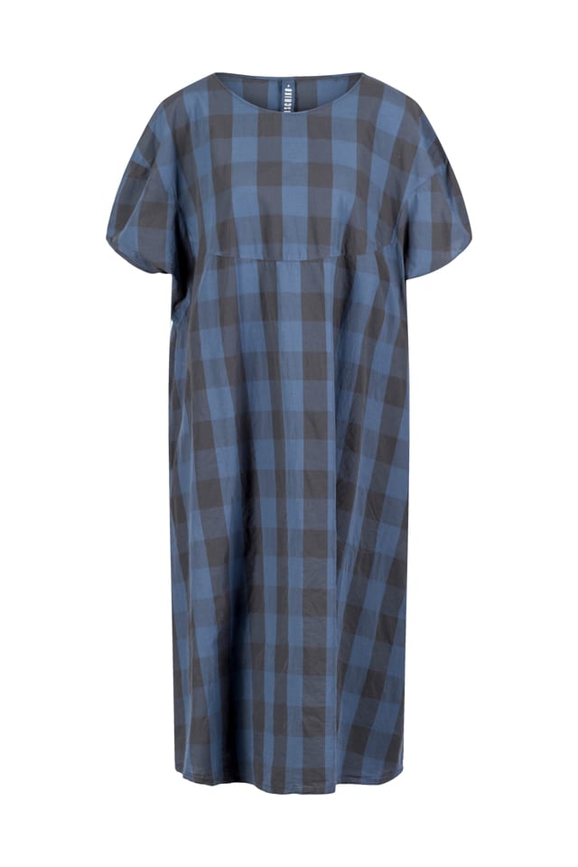 Dress 408 - Pure Cotton with Gingham Check - 450JEANS - 60240110032