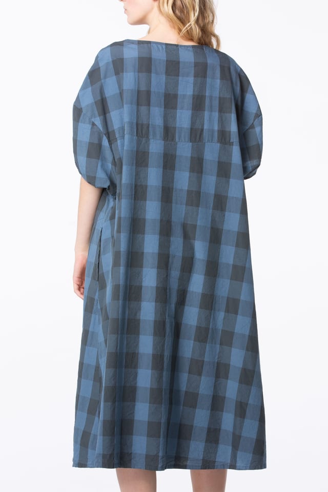 Dress 408 - Pure Cotton with Gingham Check - 450JEANS - 60240110032