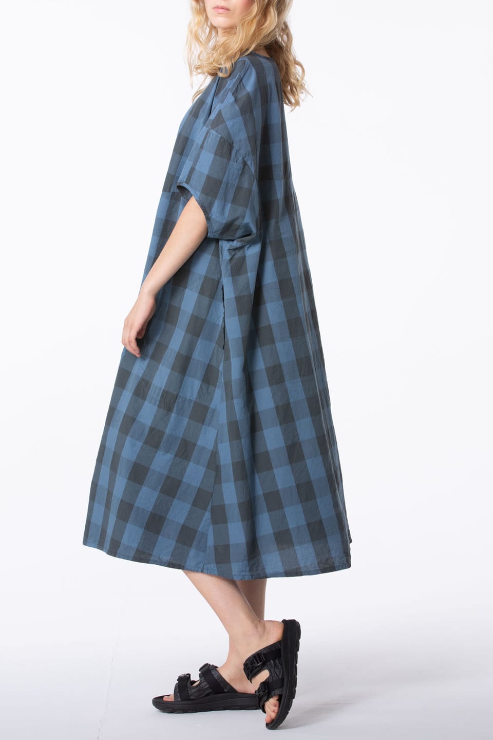 Dress 408 - Pure Cotton with Gingham Check - 450JEANS - 60240110032