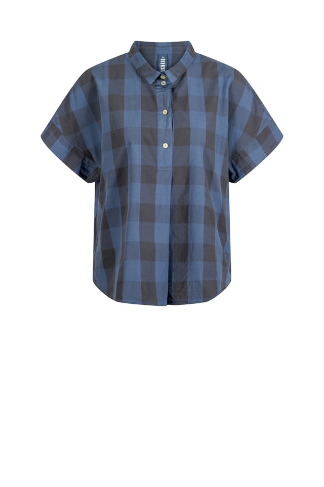 Blouse 408 - 100% Katoen met Gingham ruit - 450JEANS - 60240110037
