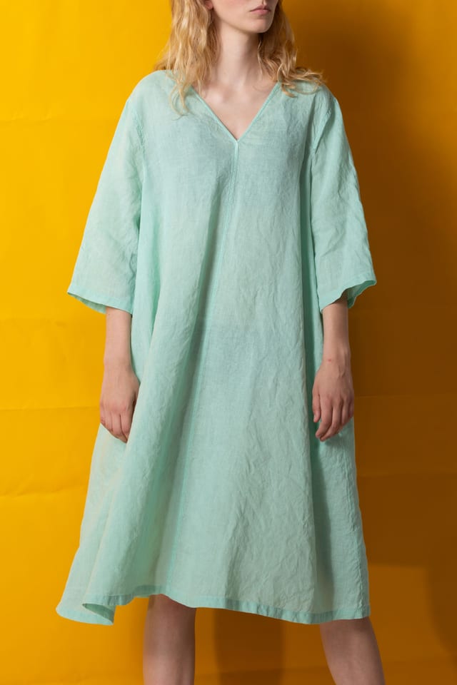 Dress 412 - Pure Hemp - 522AQUA - 60240110040