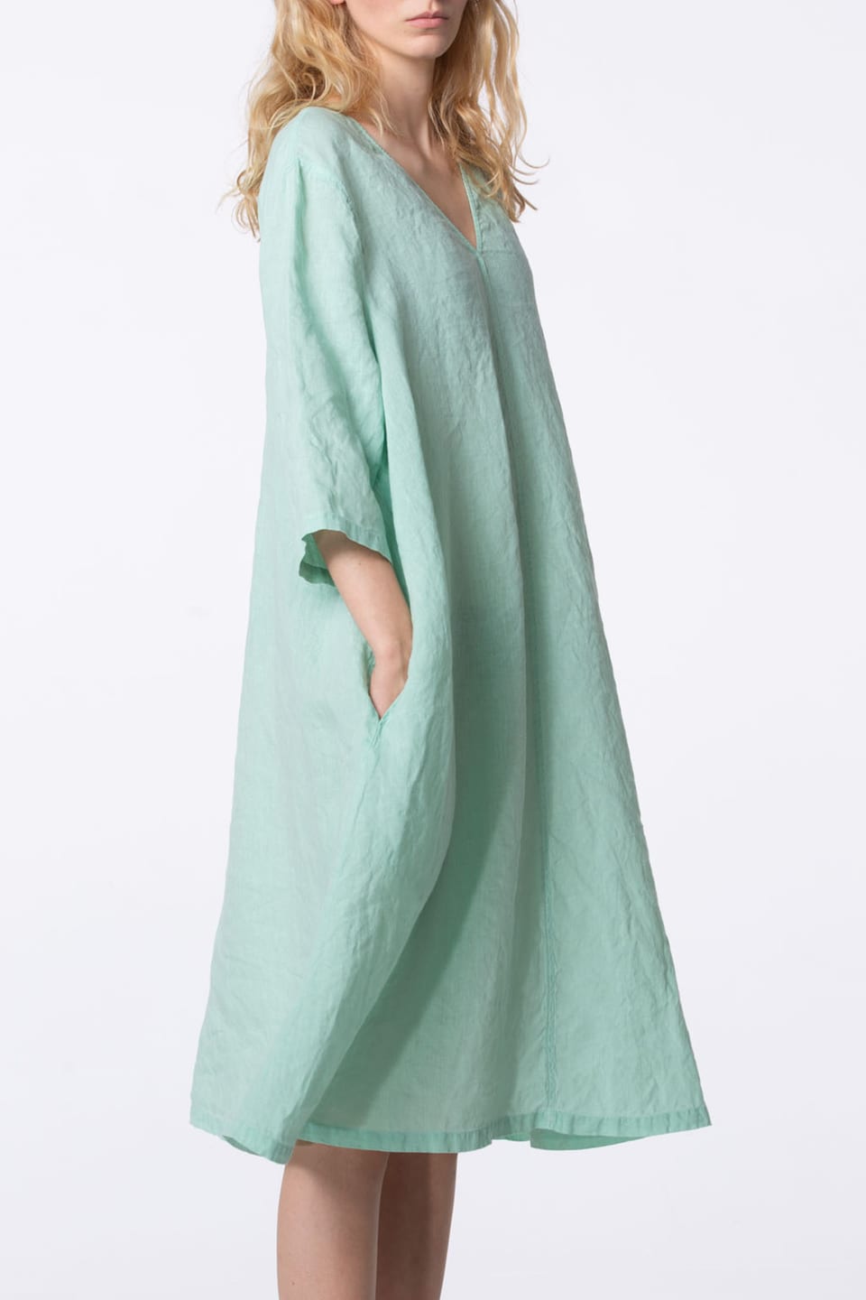 Dress 412 - Pure Hemp - 522AQUA - 60240110040
