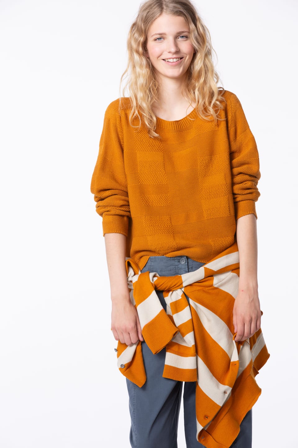 Pullover 403 - Reine Baumwolle - 250CINNAMON - 60240113002