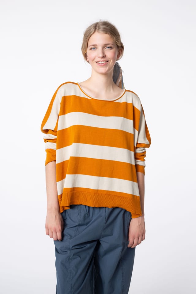 Pullover 404 - Pure Organic Cotton - 250CINNAMON - 60240113003