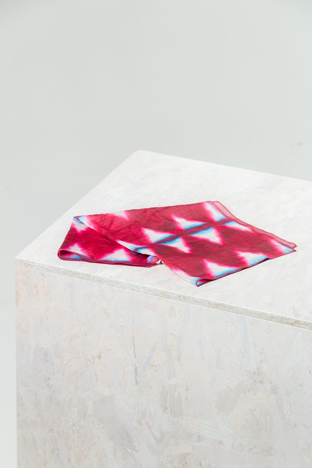 Scarf 416 - Cotton-Silk Blend - 350BERRY - 60240114016