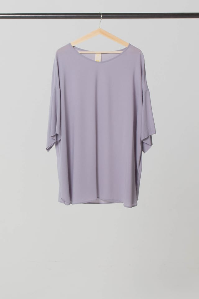 Blouse 436 - Viscose crepe - 420HAZE - 60240310172
