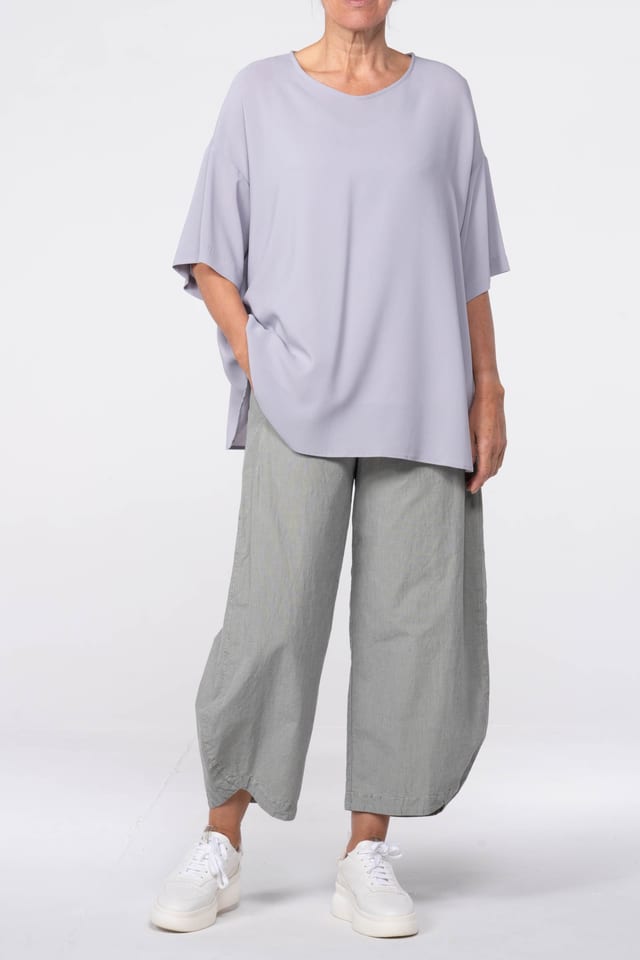 Blouse 436 - Viscose crepe - 420HAZE - 60240310172