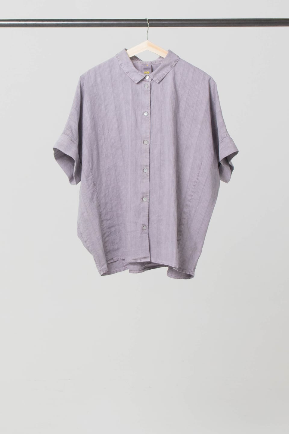 Blouse 437 - Cotton blend stripes - 422HAZE - 60240310173