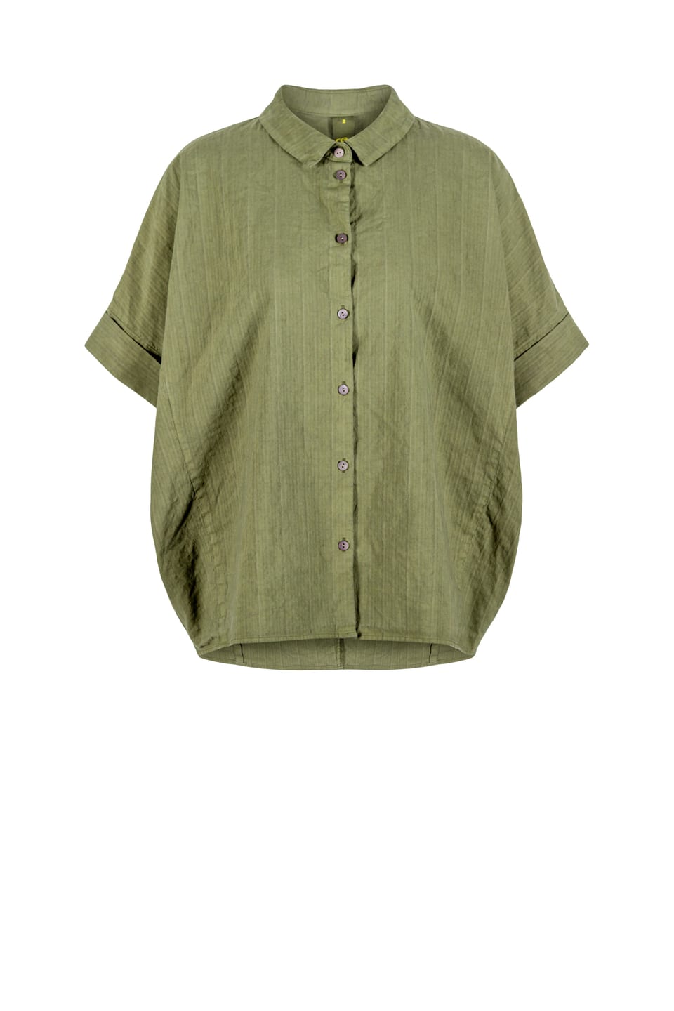 Blouse 437 - Cotton blend stripes - 680CLOVER - 60240310173