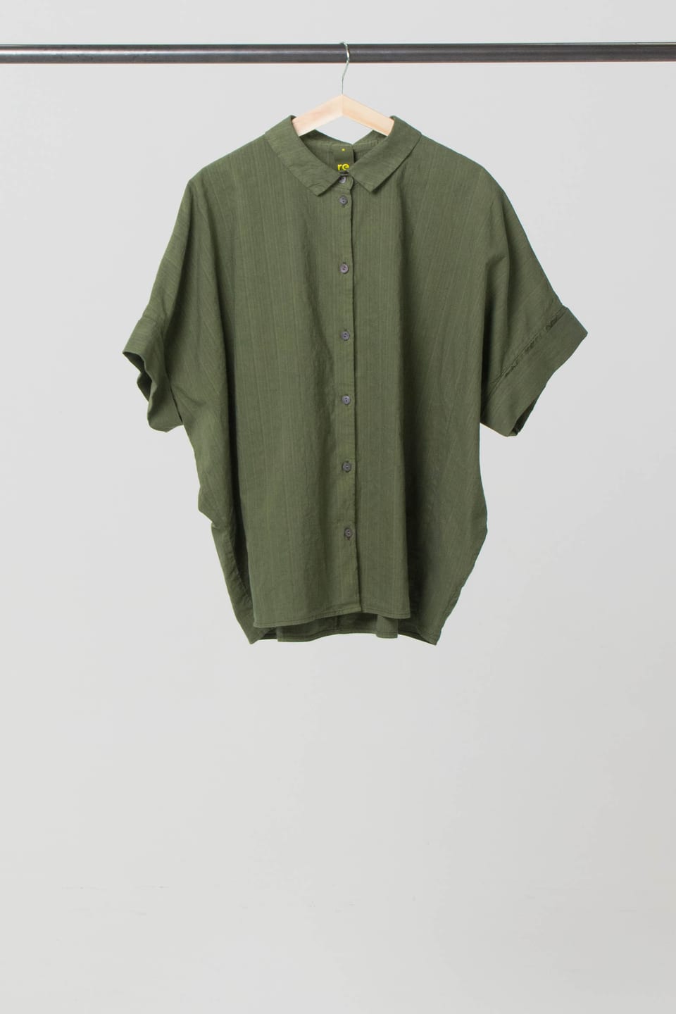 Blouse 437 - Cotton blend stripes - 680CLOVER - 60240310173
