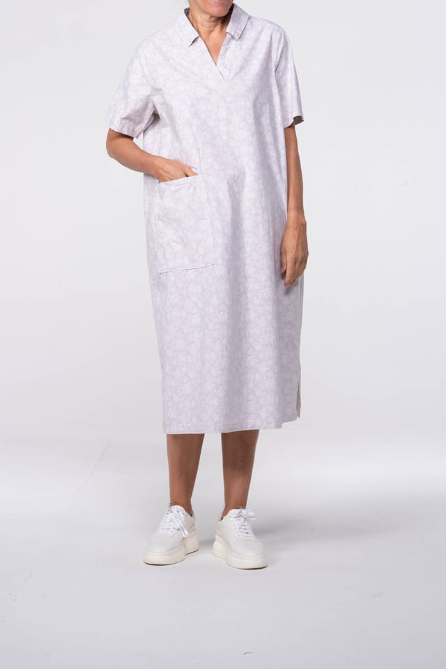 Dress 443 - Fine cotton - 420HAZE - 60240310174