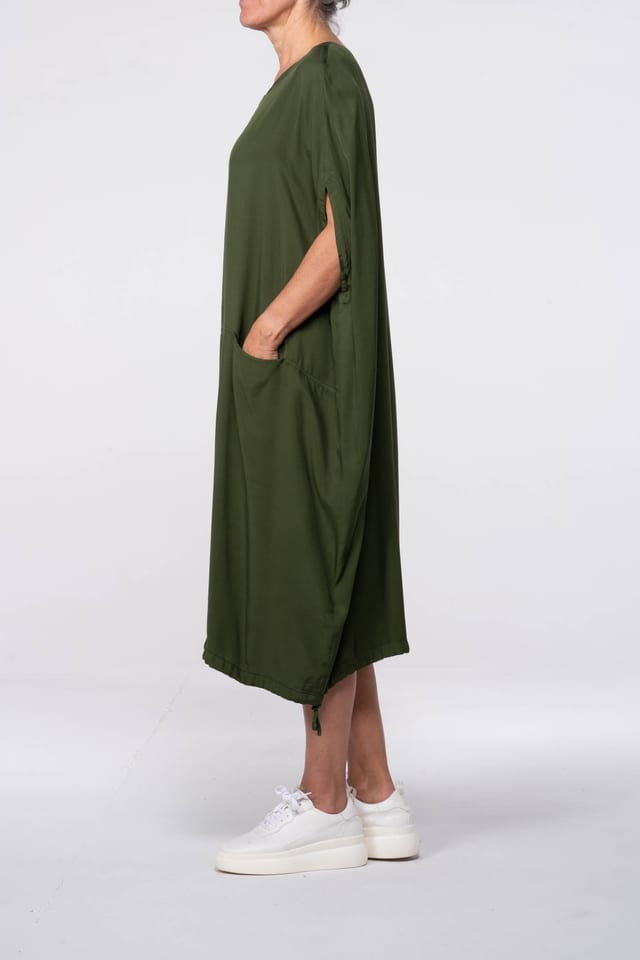 Dress 444 - Fine twill - 682CLOVER - 60240310175