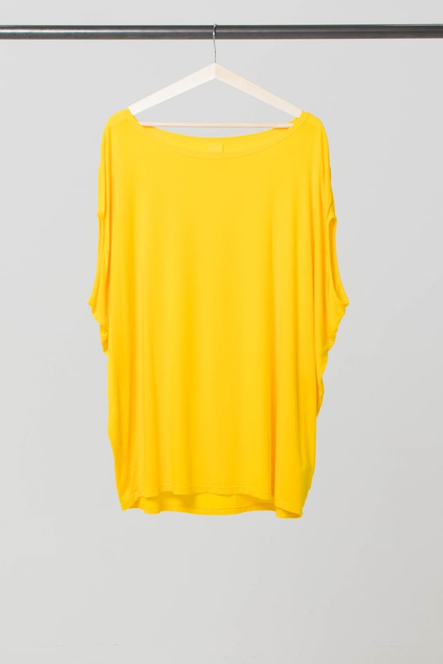 Shirt 421 - Lightweight viscose jersey - 130TUMERIC - 60240310177
