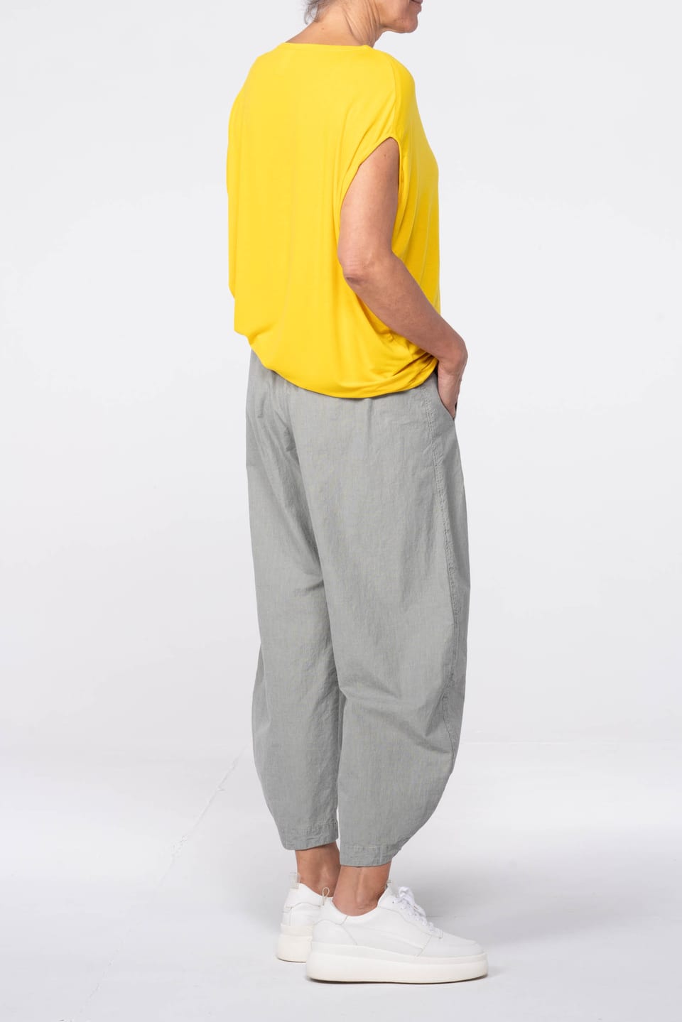 Shirt 421 - Lightweight viscose jersey - 130TUMERIC - 60240310177