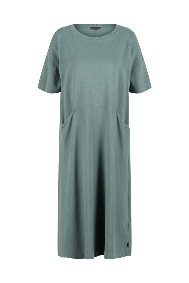 Dress 512 - Hemp and Organic Cotton Jersey - 672MINERAL - 10250110052
