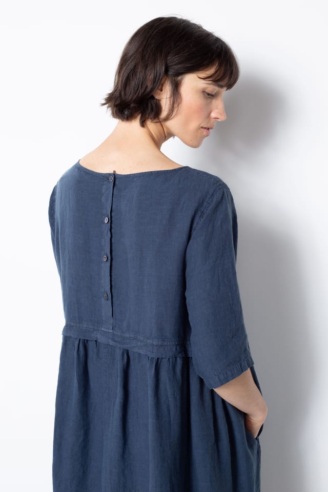 Dress 514 - Pure Linen - 572DENIM - 10250110054