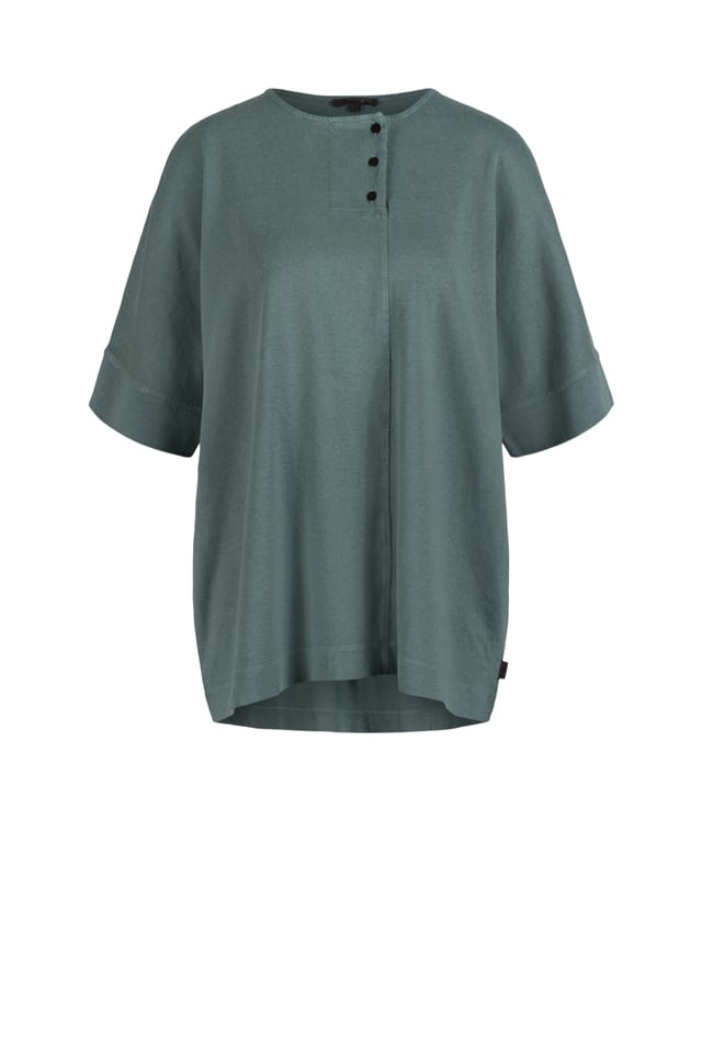 Shirt 511 - Hemp and Organic Cotton Jersey - 672MINERAL - 10250110057