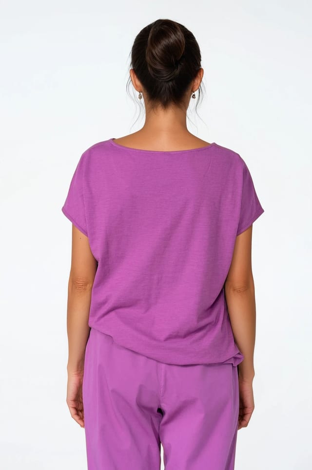 Shirt 515 - Organic Cotton Jersey - 370PURPLE - 10250110062