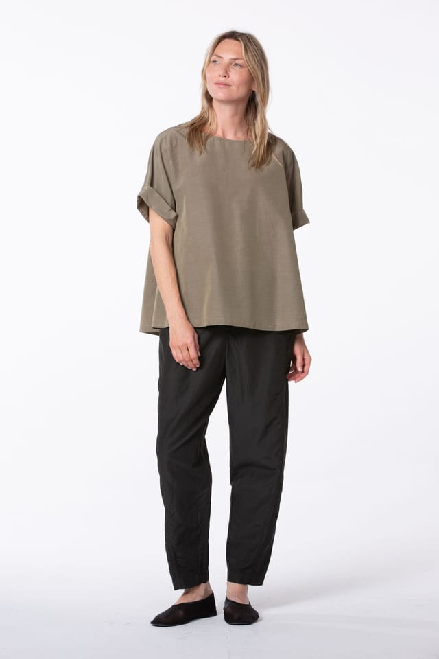 Trousers 513 - Cotton-Cupro Rips - 790TEAK - 10250110063