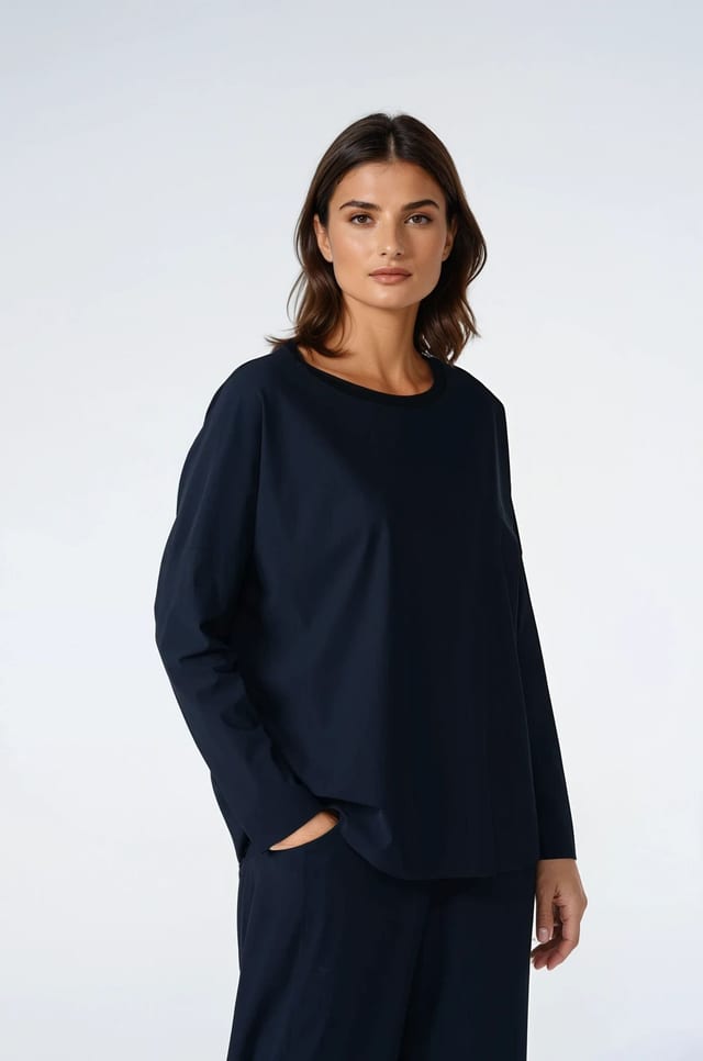 Bluse 516 - Techno Stretch - 490NAVY - 10250110072