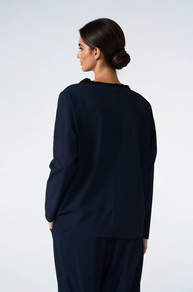 Bluse 516 - Techno Stretch - 490NAVY - 10250110072