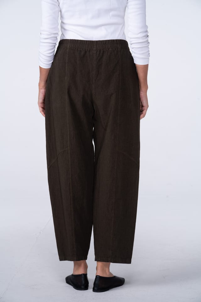 Trousers 517 - Linen Cotton Houndstooth - 780IVY - 10250110083