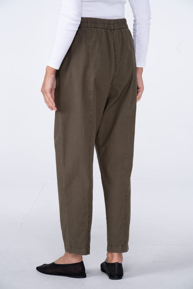 Trousers 529 - Fine Pinstripe Herringbone on Cotton Blend - 782IVY - 10250110104