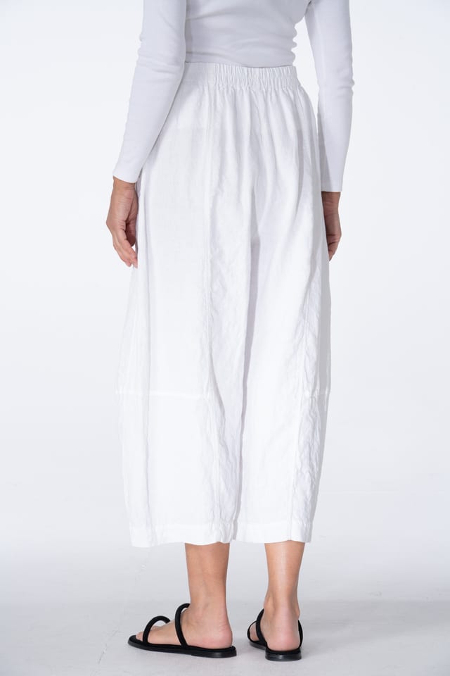 Trousers 530 - Pure Linen - 103WHITE - 10250110105