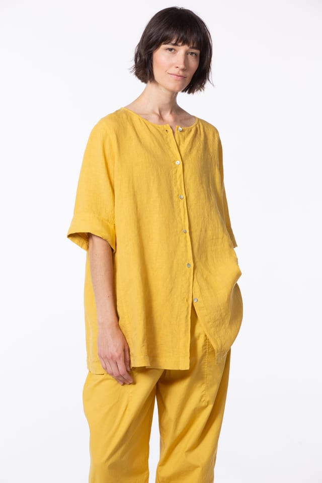 Bluse 519 - Reines Leinen - 140BEE - 10250110108