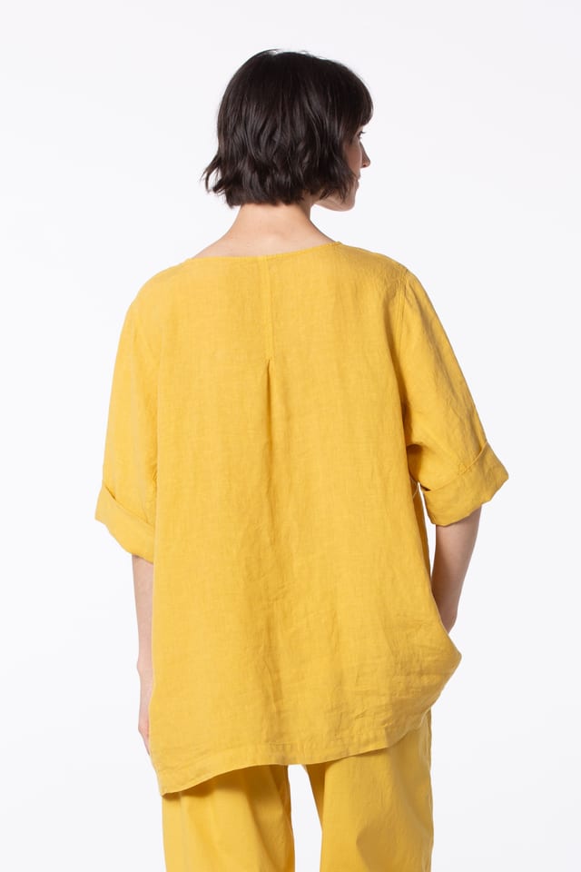 Bluse 519 - Reines Leinen - 140BEE - 10250110108