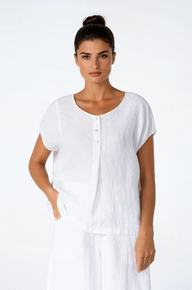 Top 503 - Pure Linen - 103WHITE - 10250110131