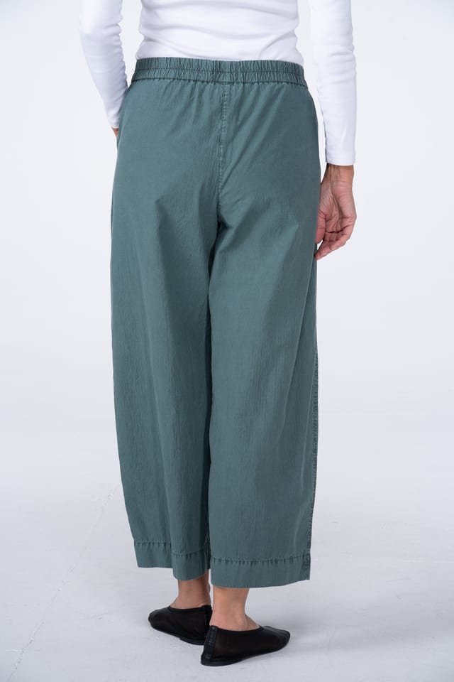 Trousers 538 - Fine Pinstripe Herringbone on Cotton Blend - 672MINERAL - 10250110137