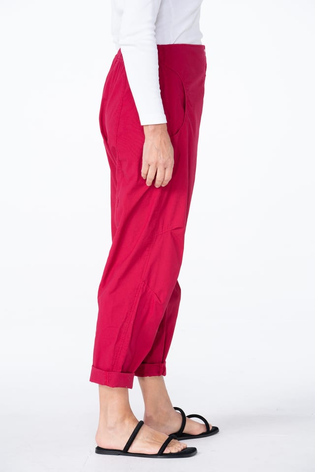 Trousers 540 - Fine Stripes on Popelin Stretch - 360ZINNIA - 10250110139