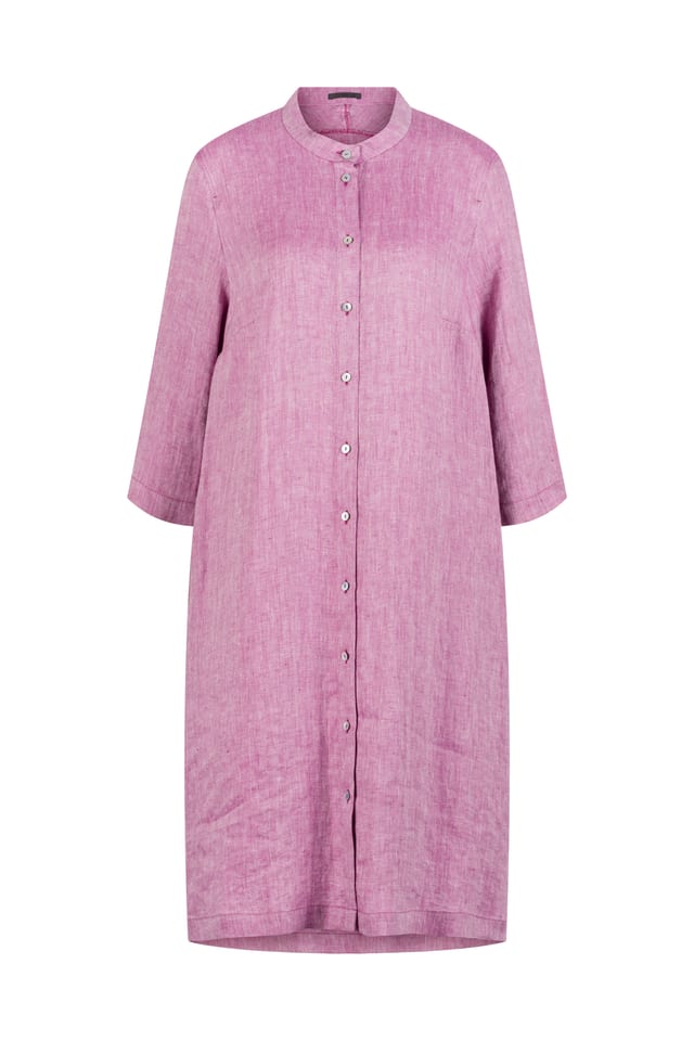 Dress 540 - Pure Linen Two-tone Herringbone - 10250110168