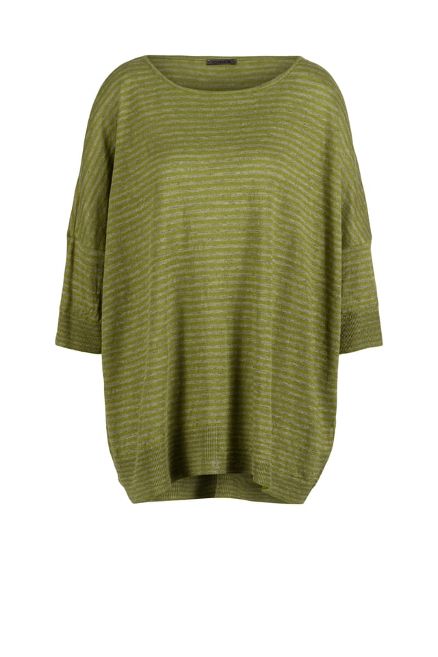 Pullover 519 - Pure Linen - 750MATCHA - 10250113020