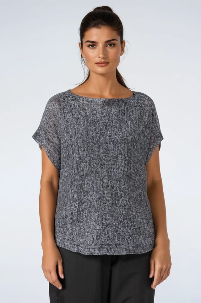 Pullover 523 - Pure Linen - 880METAL - 10250113024