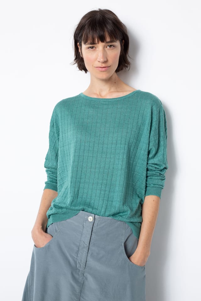 Pullover 525 - Pure Linen - 670MINERAL - 10250113026