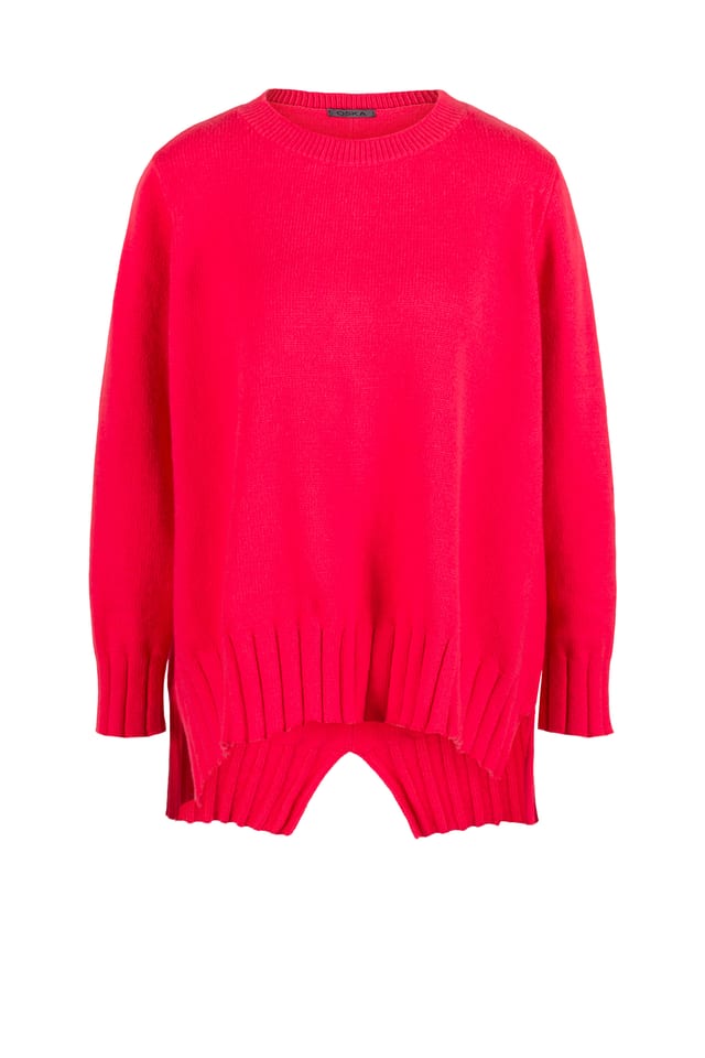 Pullover 527 - Cosy Organic Cotton Blend - 350DAHLIA - 10250113028
