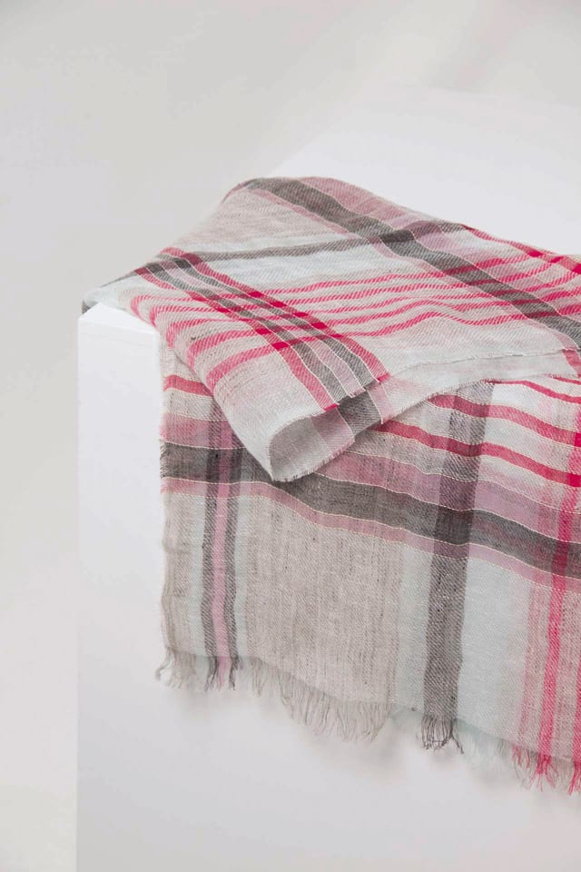 Schal 509 - Leinen-Seide Mischung - 520VAPOUR - 10250114009