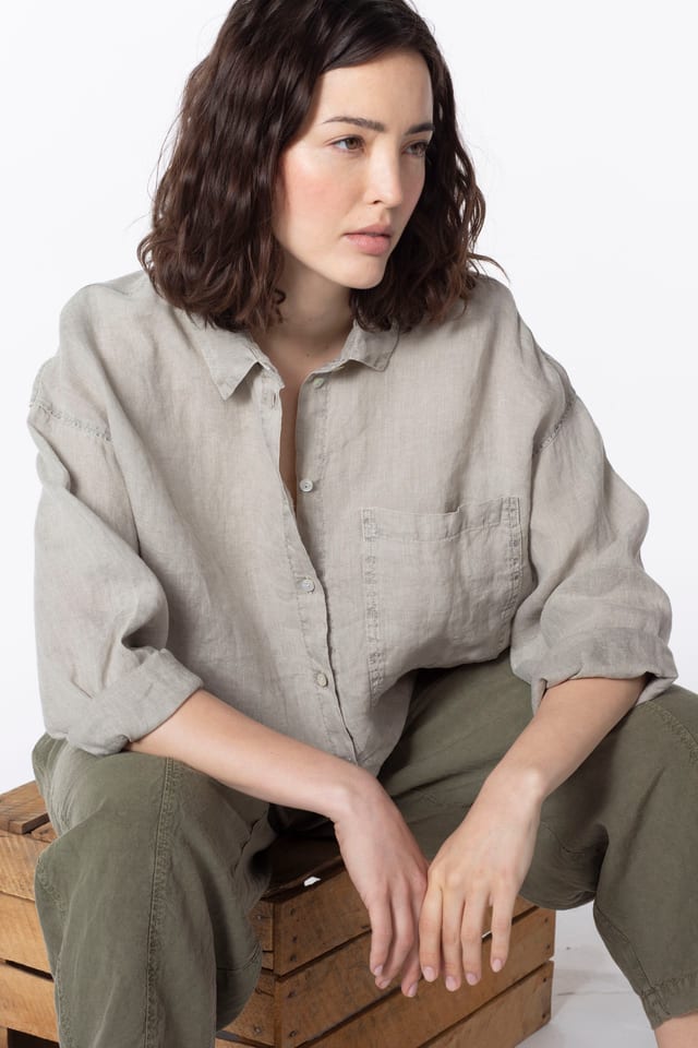 Bluse 505 - Reiner Hanf - 122NETTLE - 60250110017