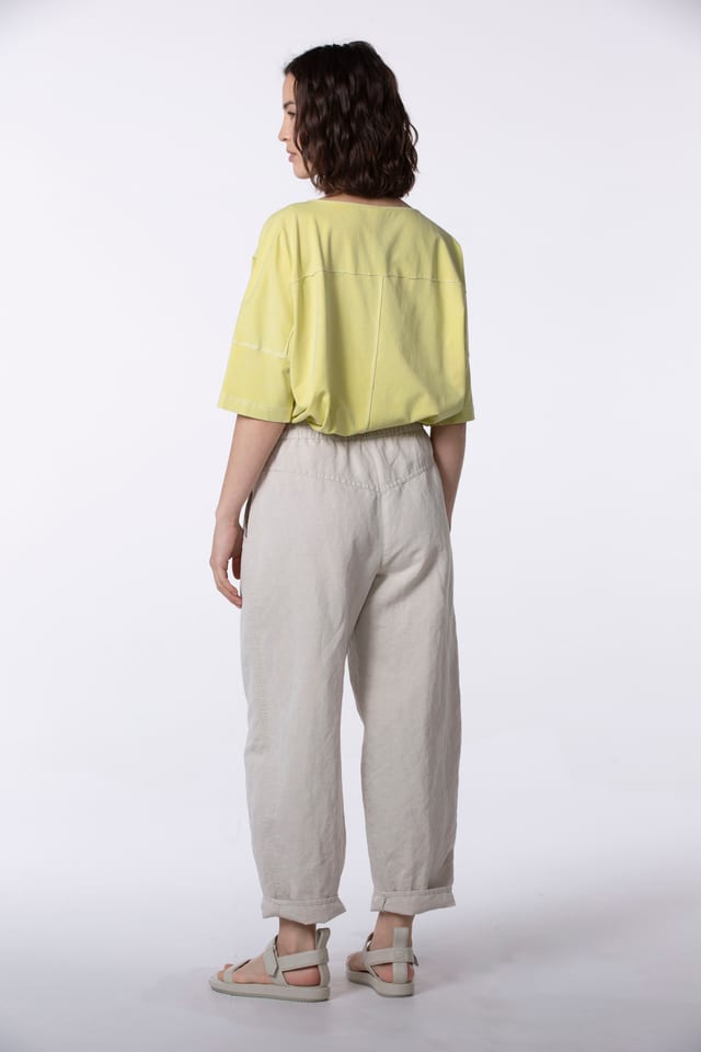 Hose 507 wash - Baumwoll-Leinen Twill - 120NETTLE - 60250110019