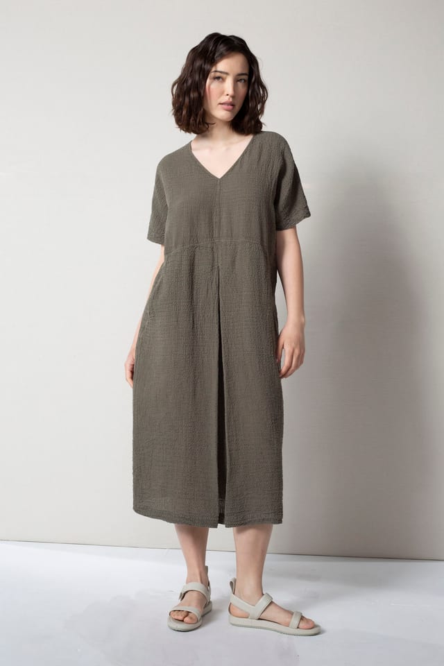 Kleid 505 - Leinen-Baumwollmischung - 772BRANCH - 60250110024