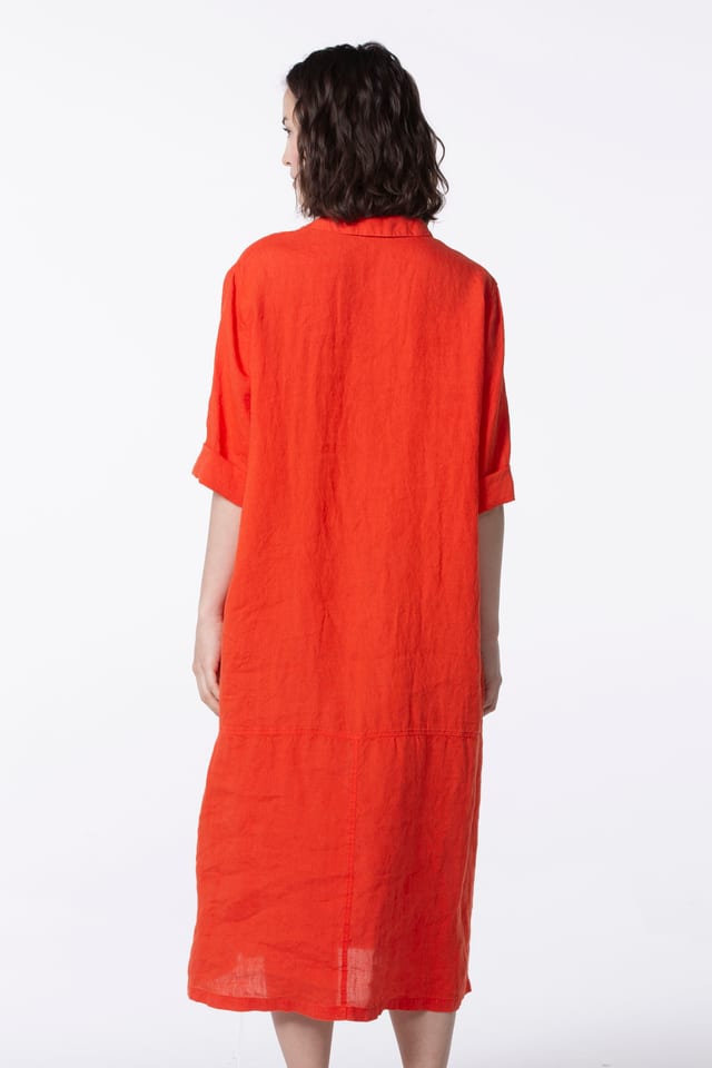 Kleid 507 - Reiner Hanf - 240POPPY - 60250110026